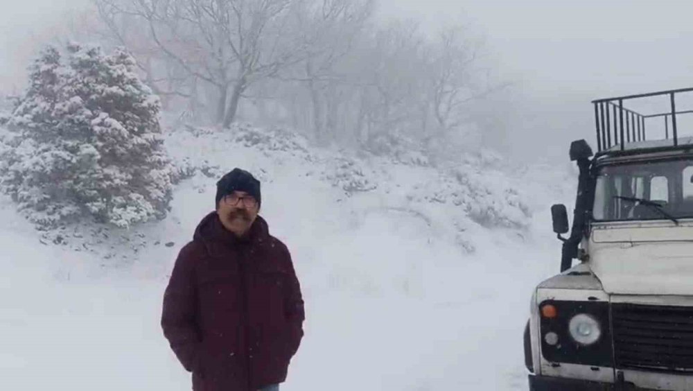 Tekirdağ’da Yüksek Kesimler Beyaza Büründü