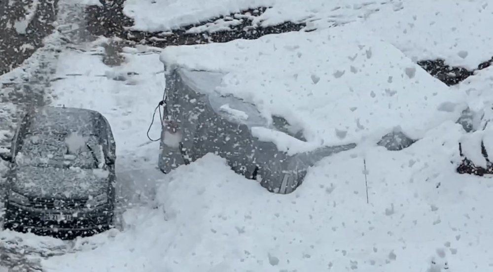 Nisan Kapıda, Kış Geri Döndü.. Yüksekova Beyaza Büründü!