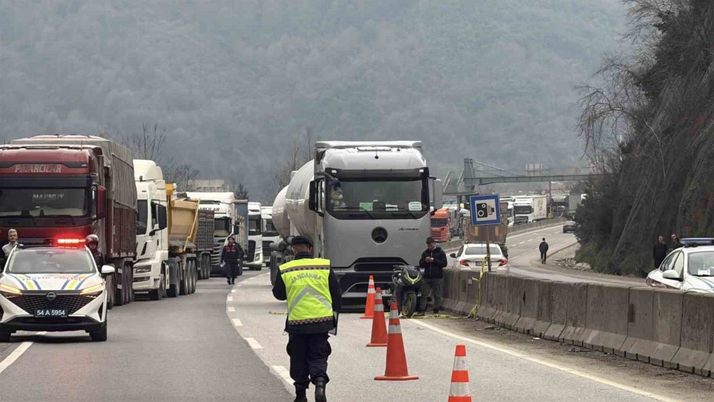 İki TIR Çarpıştı, D-650 Savaş Alanına Döndü