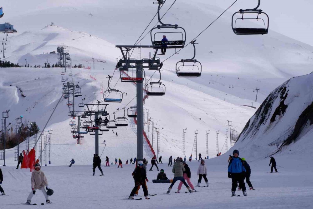 Palandöken’de Kayak Sezonu Uzadı.. Nisan Ortasına Kadar Devam!