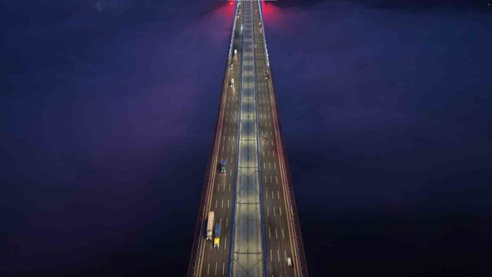 Yavuz Sultan Selim Köprüsü’nde Sis Manzarası Mest Etti