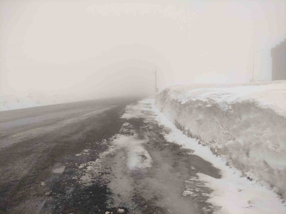 Sahara Geçidi’nde Yoğun Sis Ulaşımı Olumsuz Etkiliyor