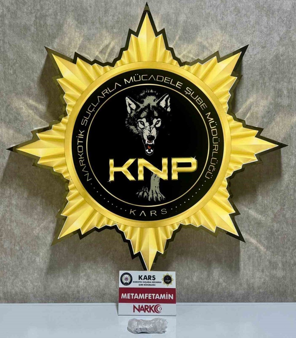 Kars’ta Narkotik Operasyonu: Metamfetamin Ele Geçirildi, 1 Kişi Tutuklandı