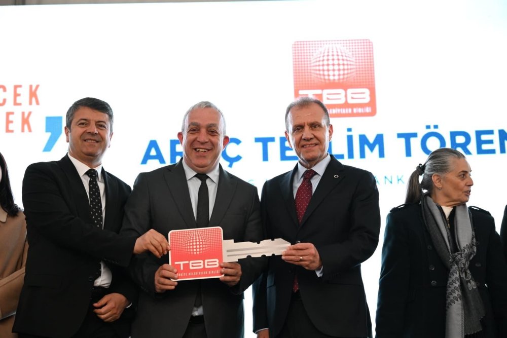 ‘TBB Araç Hibesi’yle Hızla Artan Hizmet.. 90 Yeni Araç, 88 Belediye!