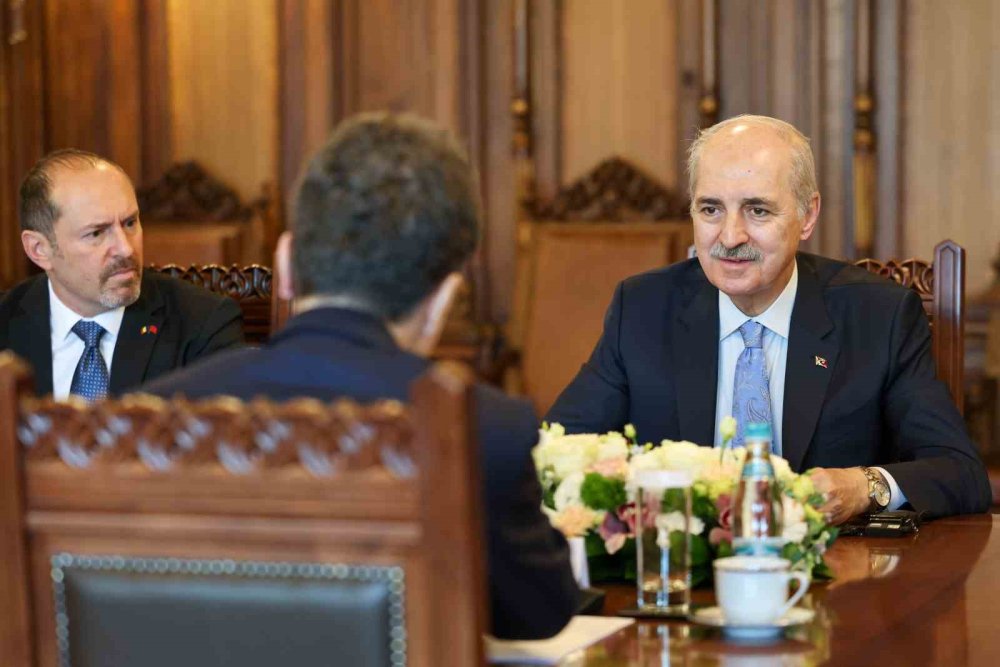 Tbmm Başkanı Kurtulmuş, Romanya Cumhurbaşkanı Dan Tarafından Kabul Edildi