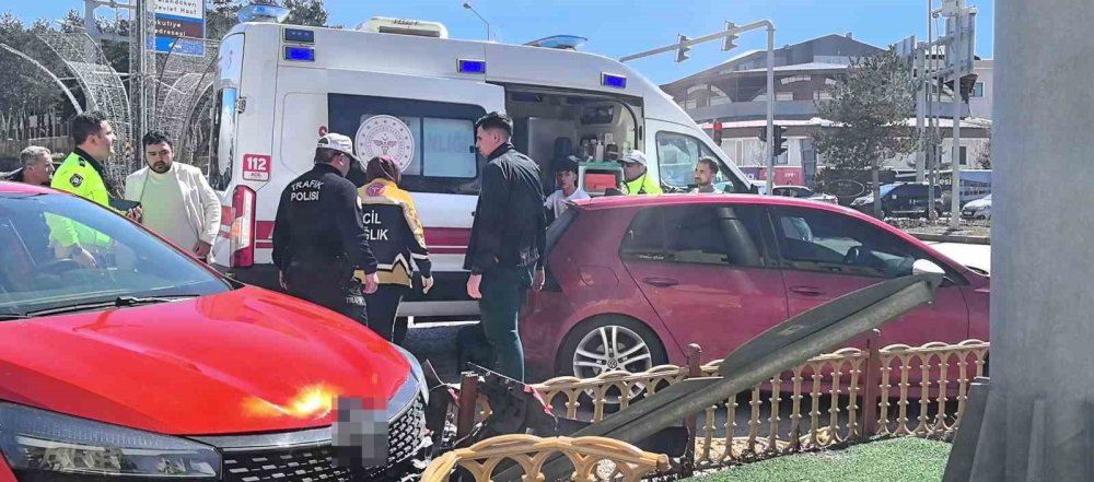 Seyir Halindeki Araçta Panik.. Köpeğin Ani Hareketi Kazaya Yol Açtı!