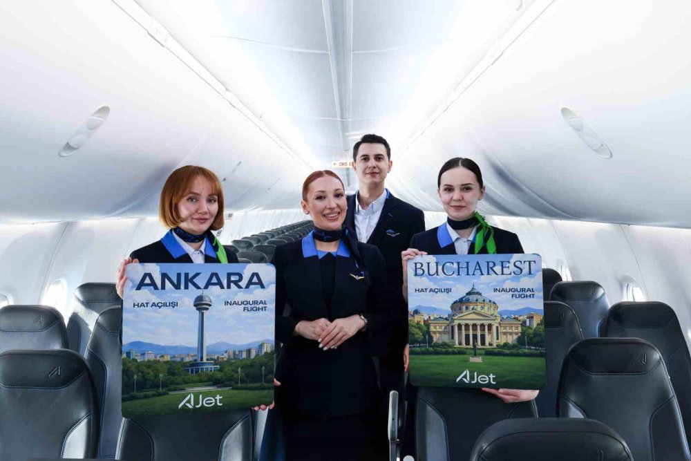 AJet, İlk Ankara-Bükreş Seferini Gerçekleştirdi