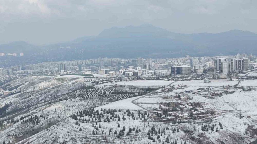 Ankara’da Kar Manzaraları Dronla Görüntülendi