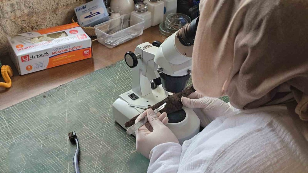 Antik Kazıda 1500 Yıllık Bıçak Seti Bulundu