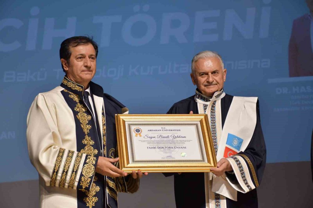 Ardahan’da Fahri Doktora Töreni.. Yıldırım ve Hasanov’a Onur Ünvanı!