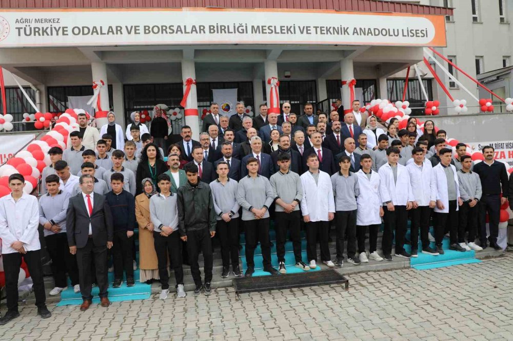 Ağrı’da ‘TOBB Mesleki ve Teknik Anadolu Lisesi’ Açıldı