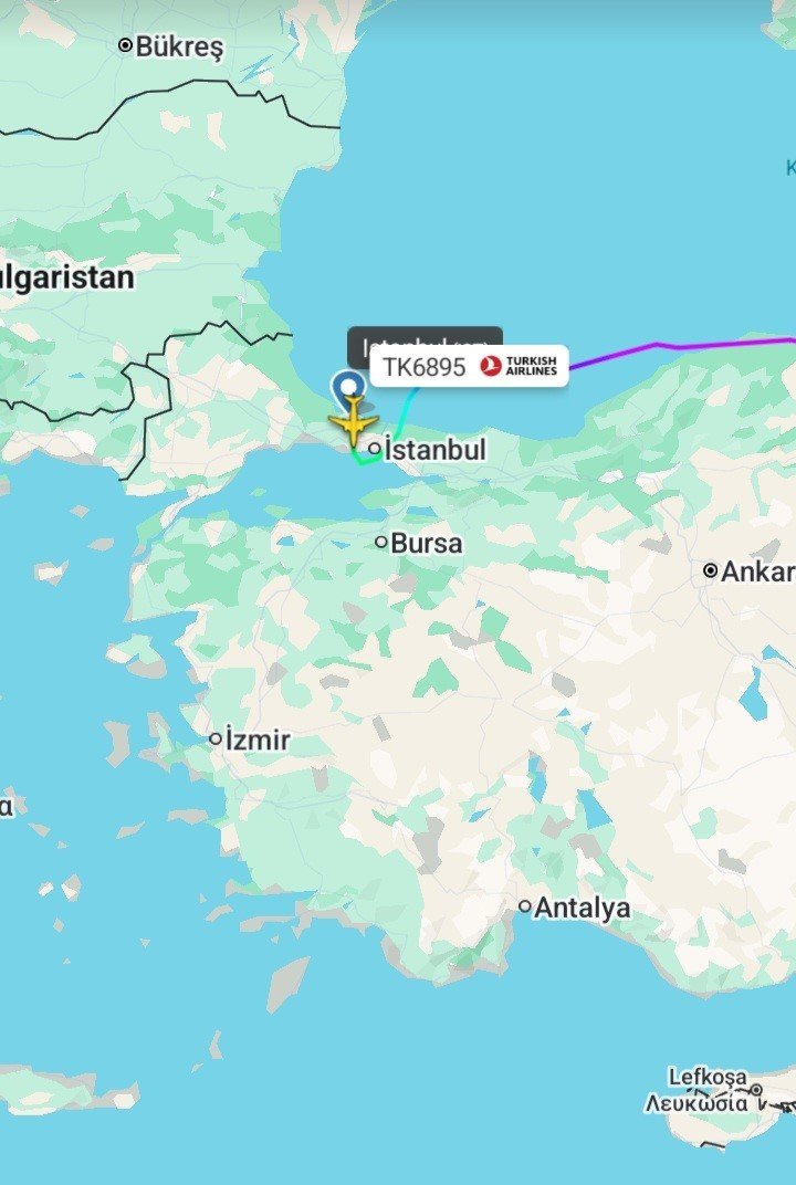 THY Uçağı, 55 Günlük Mahsur Kalmanın Ardından İstanbul'a Dönüş Yaptı