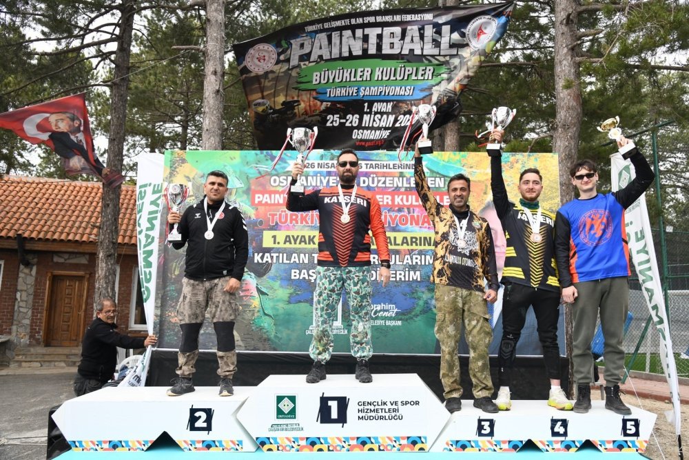 Türkiye Paintball Şampiyonası Osmaniye’de Tamamlandı