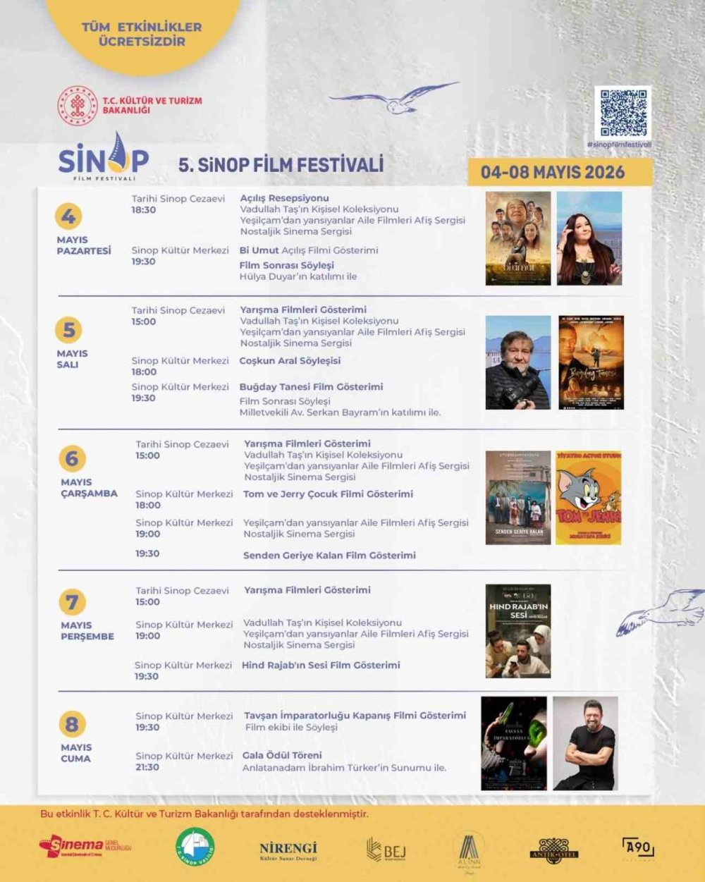 Sinop’ta Sinema Heyecanı.. Festival 5’inci Kez Perde Açıyor!