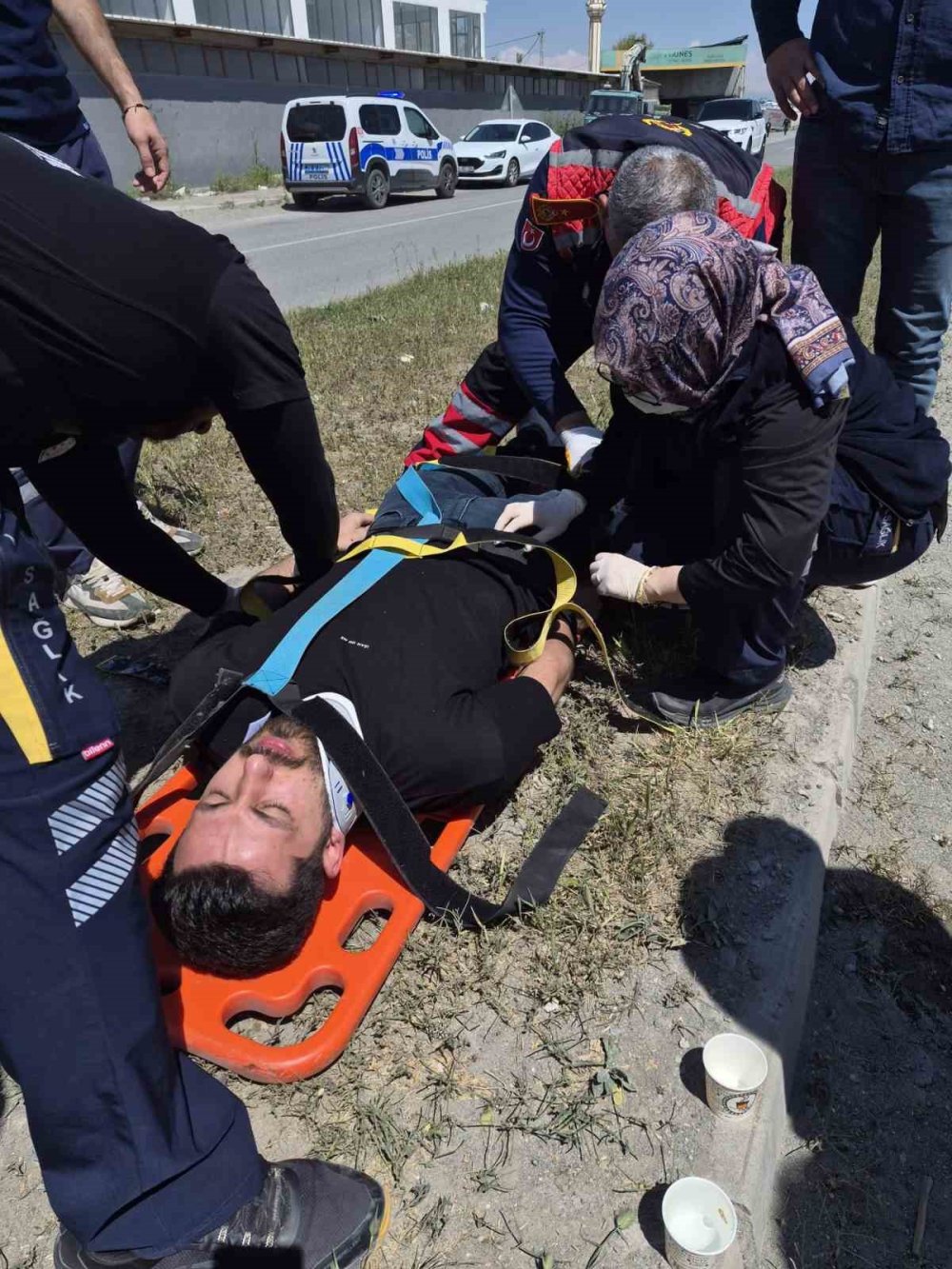 Iğdır’da Otomobil Takla Attı: Sürücü Yaralandı