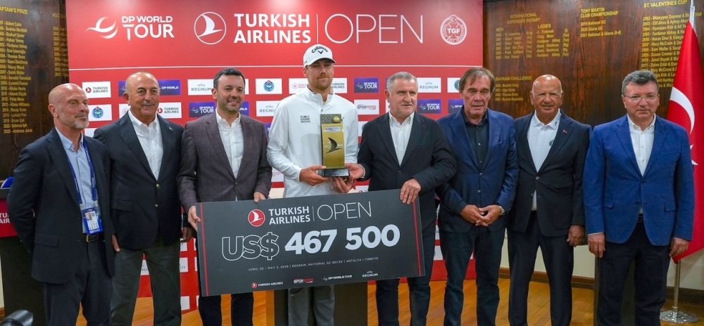 Turkish Airlines Open’ın Şampiyonu İ̇sveçli Mikael Lindberg Oldu