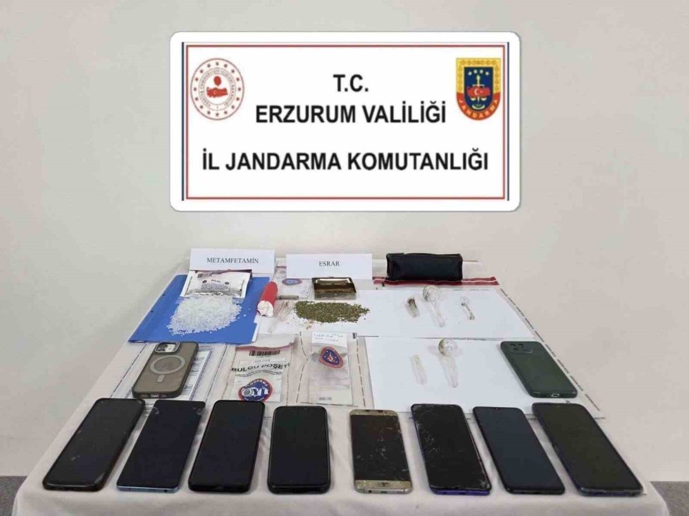 Erzurum ve Artvin’de Uyuşturucu Operasyonu.. 8 Şüpheli Yakalandı!