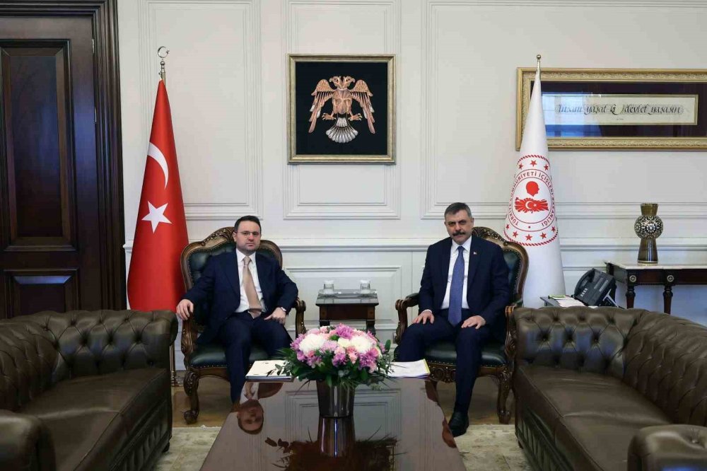 İçişleri Bakanı Çiftçi ile Adalet Bakanı Gürlek Bir Araya Geldi