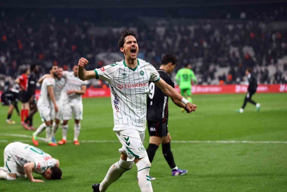 Tüpraş’ta Büyük Şok.. Beşiktaş Uzatmada Yıkıldı, Konyaspor Finale Çıktı!