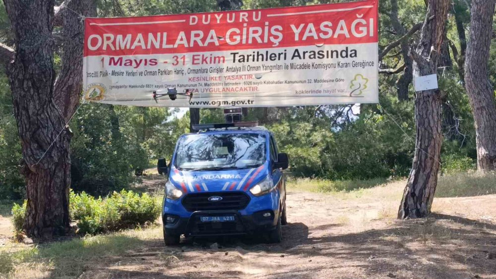 Antalya’da Ormanlara Girişler Yasaklandı, Jandarma Uyarıda Bulundu