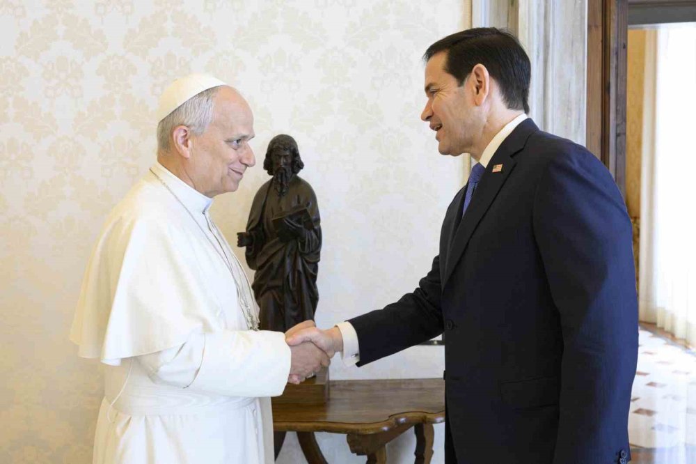 Rubio Vatikan’da Papa 14. Leo İle Görüştü.. İran Gerilimi Masaya Yatırıldı!