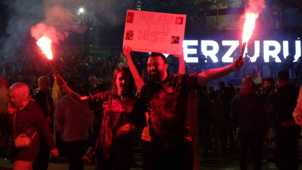 Erzurum’da Galatasaray Taraftarının Şampiyonluk Coşkusu