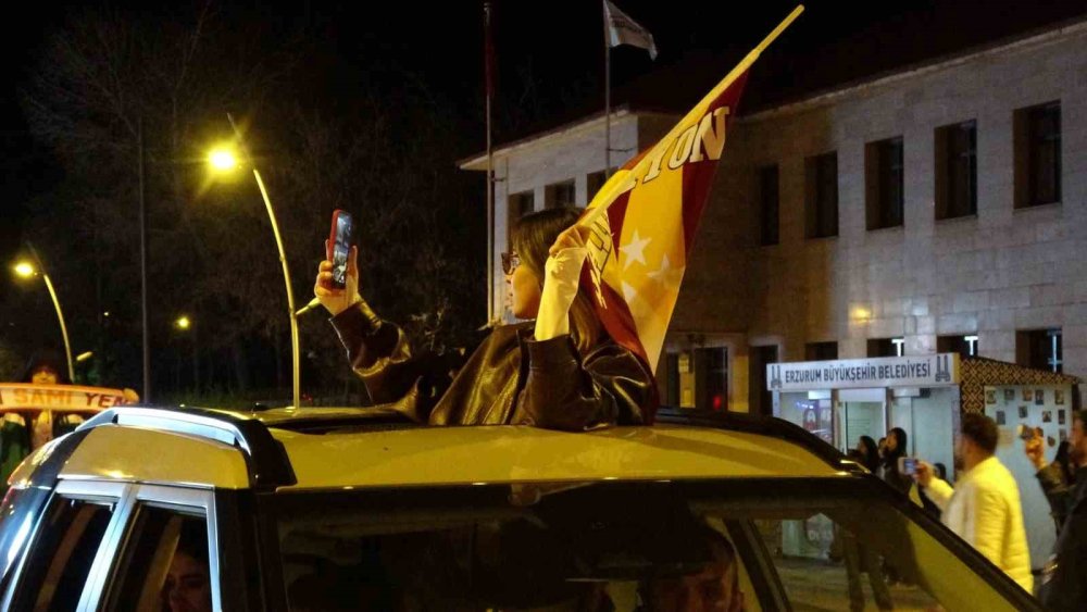 Erzurum’da Galatasaray Taraftarının Şampiyonluk Coşkusu