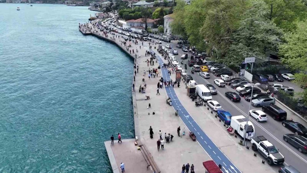 İstanbul’da Hafta Sonu: Güneşi Gören Sahile Koştu