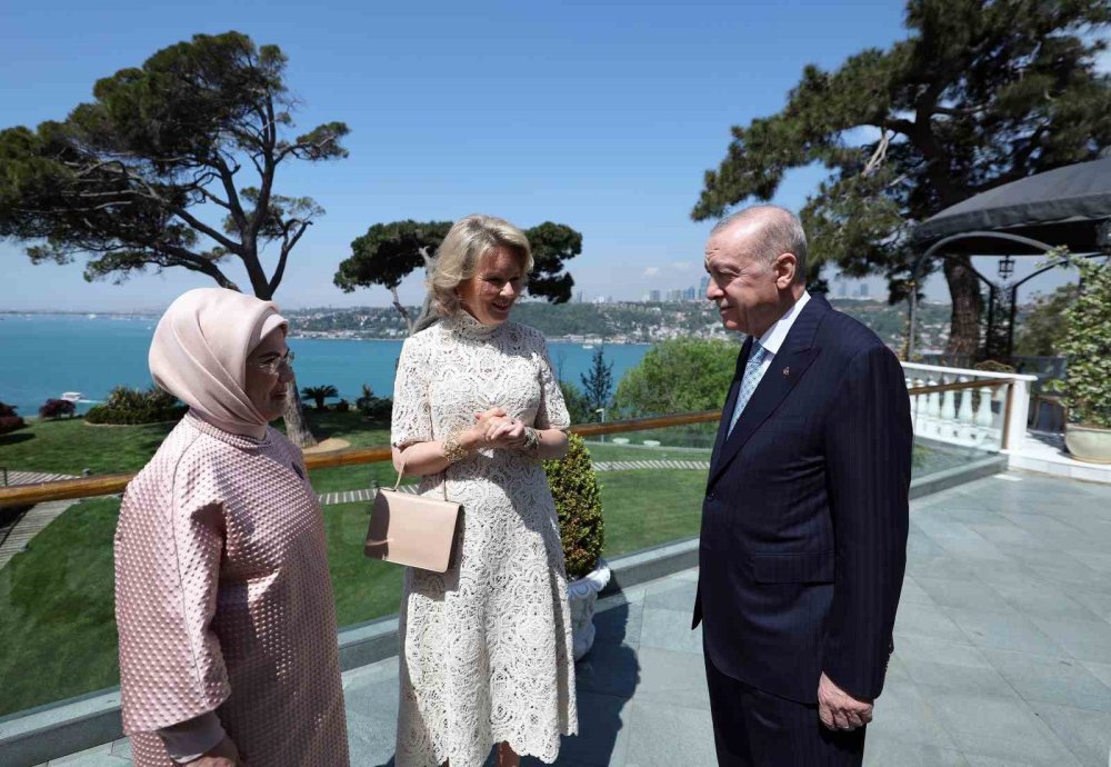 Erdoğan ile Kraliçe Mathilde Görüştü.. Türkiye-AB İlişkileri Masaya Yatırıldı!