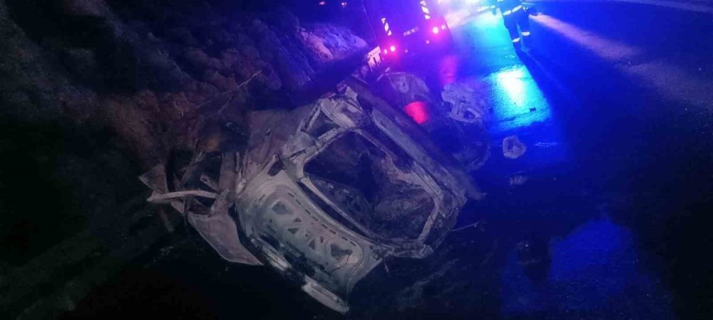 Alanya’da Takla Atan Otomobil Alev Aldı: 2 Ölü, 3 Ağır Yaralı