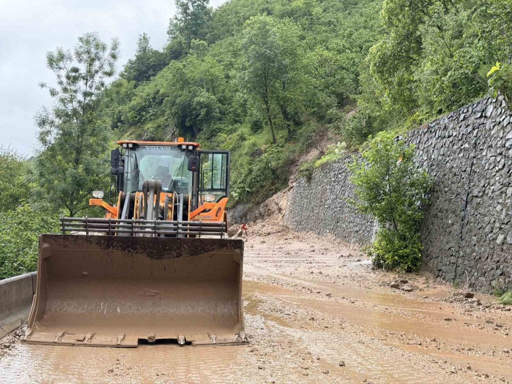 Ordu’da Heyelanlar Nedeniyle Bazı Yollar Ulaşıma Kapandı