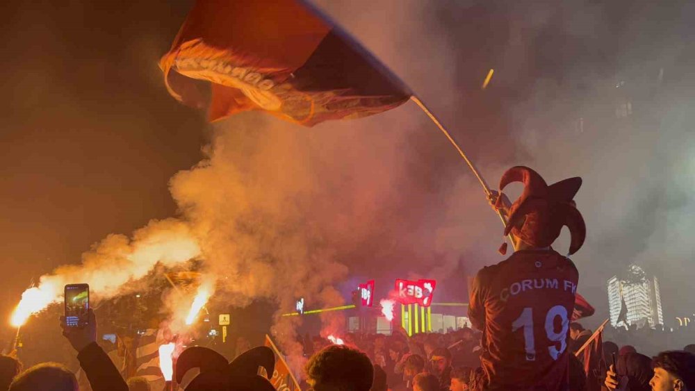 Çorum Fk’nın Süper Lig’e Yükselmesi Şehri Ayağa Kaldırdı