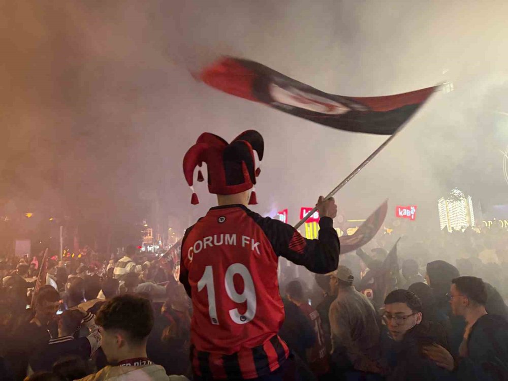 Çorum Fk’nın Süper Lig’e Yükselmesi Şehri Ayağa Kaldırdı