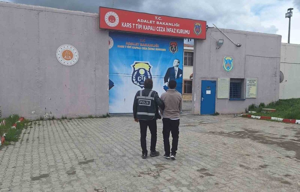 Kars’ta 8 Yıl Hapis Cezası Bulunan Kişi Yakalandı.. Cezaevine Gönderildi!