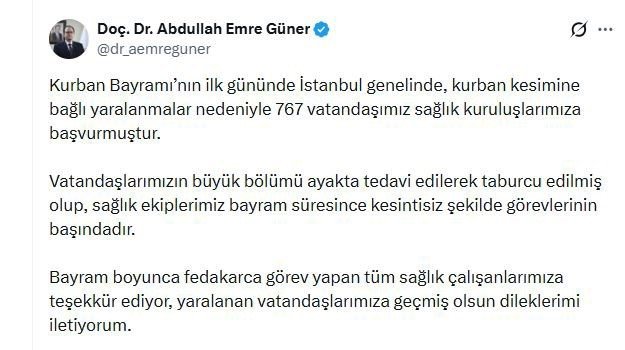 Kurban Bayramı’nın Değişmeyen Tablosu.. “Acemi Kasap” Vakaları Hastaneleri Doldurdu!