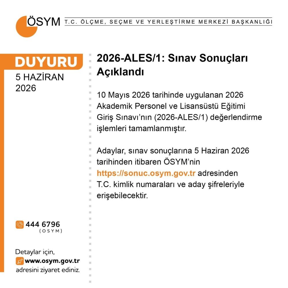 ALES Sonuçları Açıklandı.. Binlerce Adayın Beklediği Sonuçlar Erişime Açıldı!
