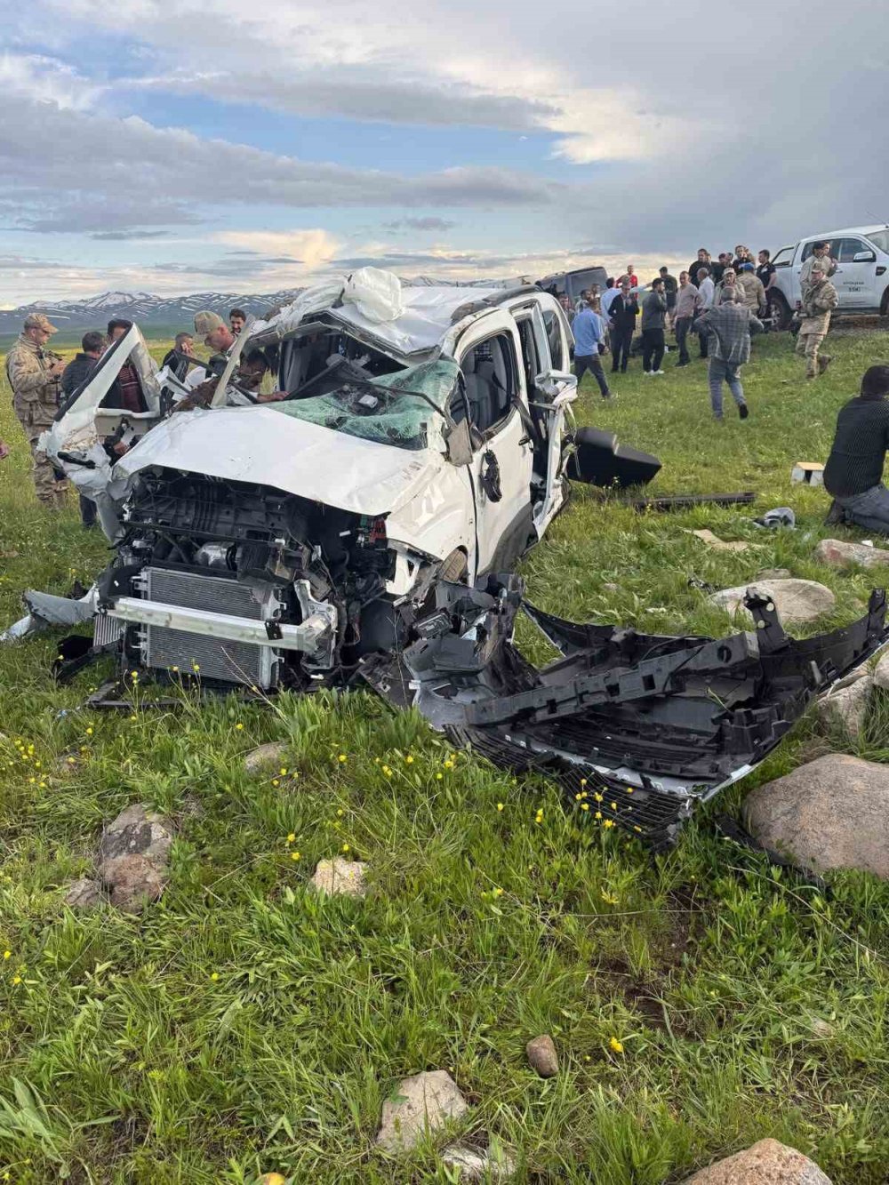 Erzurum'da Feci Kaza.. Aynı Araçtaki 1'i Bebek 3 Kişi Hayatını Kaybetti!
