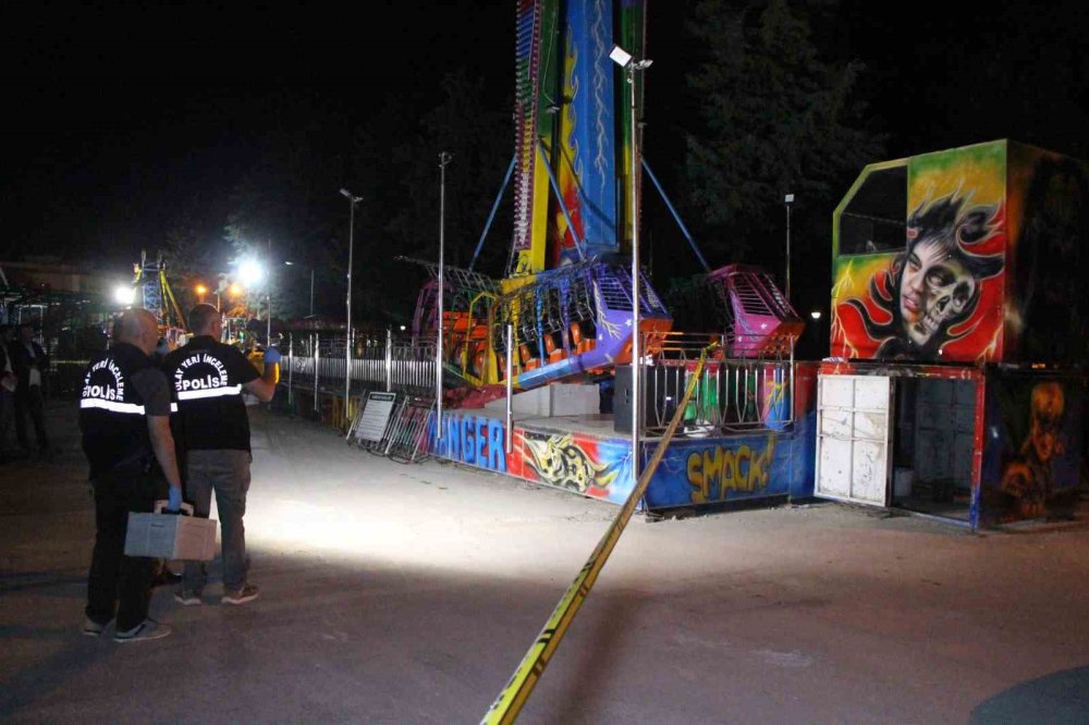 Amasya'da Lunaparkta Feci Kaza.. 20 Yaşındaki Çalışan Yaşamını Yitirdi!