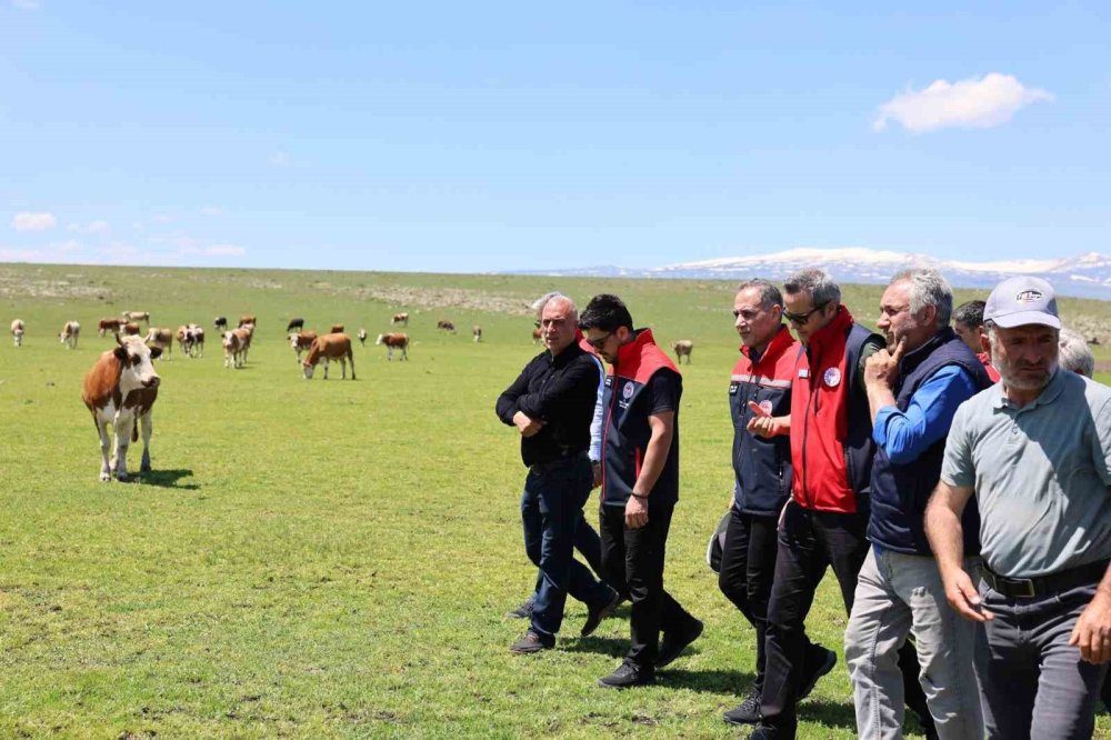 Bakanlık Heyeti Kars’ta İncelemelerde Bulundu.. Üreticilerle Bir Araya Gelindi!