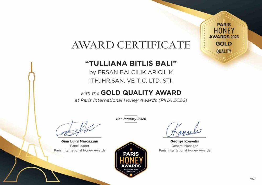 Bitlis Balı Uluslararası Yarışmada 4’üncü Kez Zirvede