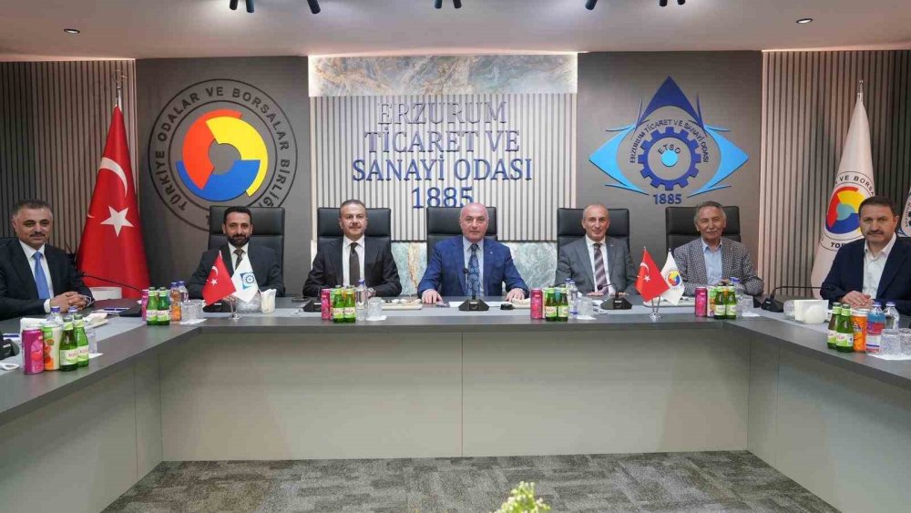 Duhok ve IKBY Heyeti Erzurum’da.. Ticaret, Turizm ve Lojistik İş Birliği Masada!