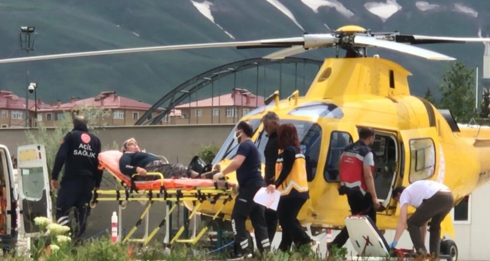 Kalp Krizi Geçiren Hasta İçin Ambulans Helikopter Havalandı.. Zamanla Yarış!
