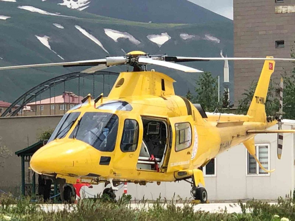 Kalp Krizi Geçiren Hasta İçin Ambulans Helikopter Havalandı.. Zamanla Yarış!
