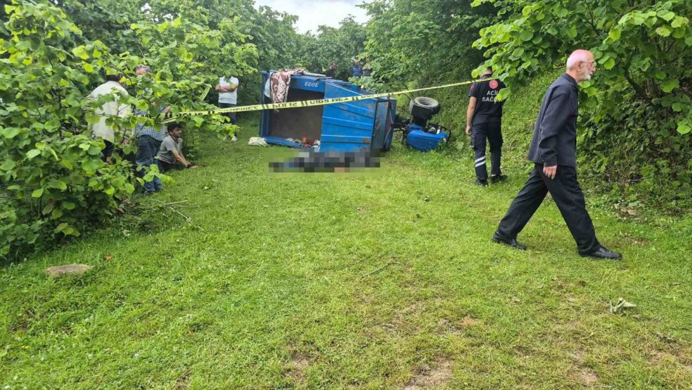 Ordu’da Devrilen Patpatın Altında Kalan Sürücü Öldü