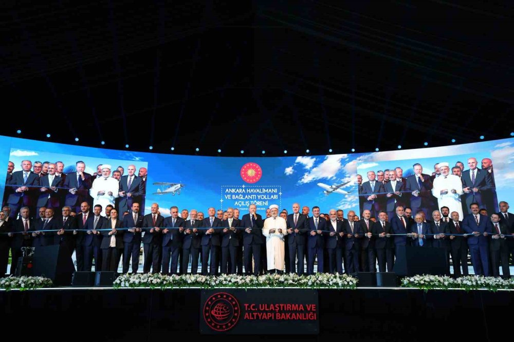 Ankara Havalimanı Açıldı.. Erdoğan, “Türkiye Küresel Çekim Merkezi” Haline Geliyor!