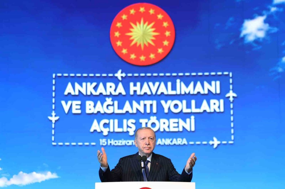 Ankara Havalimanı Açıldı.. Erdoğan, “Türkiye Küresel Çekim Merkezi” Haline Geliyor!