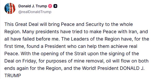 Trump Anlaşmayı Açıkladı.. Hürmüz Boğazı Açılıyor, Petrol Akışı Başlıyor!
