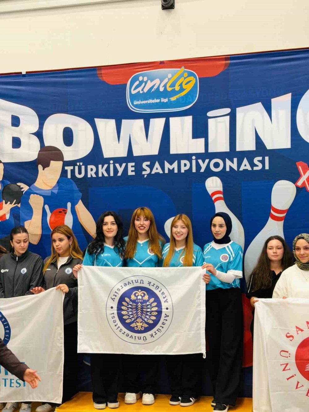 Atatürk Üniversitesi Bowlingde Türkiye’nin Zirvesine Adını Yazdırdı