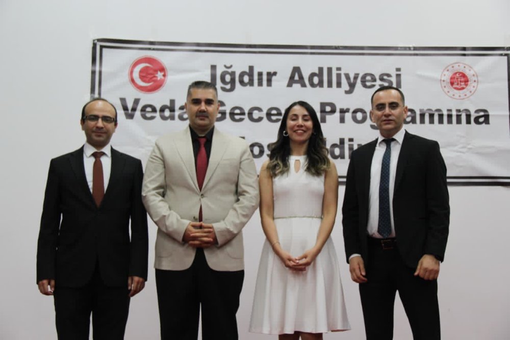 Iğdır’da Görev Yeri Değişen Hakim ve Savcılar İçin Veda Programı