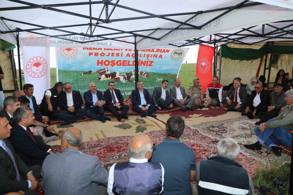 Kars'ta Meralara Güçlü Destek.. 12 Ton Gübre ve Binlerce Kilogram Tohum Dağıtıldı!